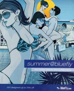 2000s Magazine Ad for Summer at BLUE FLY Hot Fashions, Coolest Prices Nice090925 - Bild 1 von 1