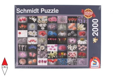 PUZZLE TEMATICO SCHMIDT FIORI E GIARDINI FLORAL GREETING 2000 PZ - Immagine 1 di 3