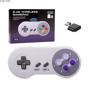 Wireless SNES Controller for Original Super Nintendo Entertainment System SFC PC - Picture 1 of 19
