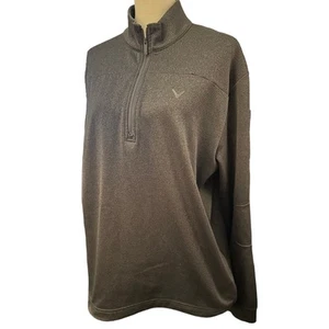 Callaway Golf Weather Series Performance Pullover, Gray, Quarter Zip, Size Large - Picture 1 of 8