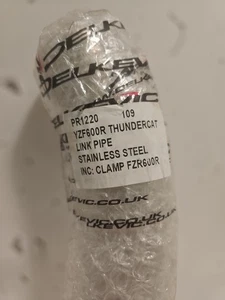 PR1220 Yamaha YZF600R Thundercat 1995-2007 Motorcycle Exhaust Link Pipe Delkevic - Picture 1 of 6