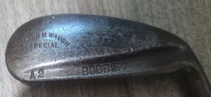 Antique Vintage 1915 Frank Waugh Muskegan MI Hickory Wood Shaft Golf Club Bobbie - Picture 1 of 6