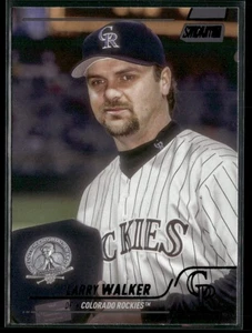 2022 Stadium Club Larry Walker Black Foil #40 - Picture 1 of 2