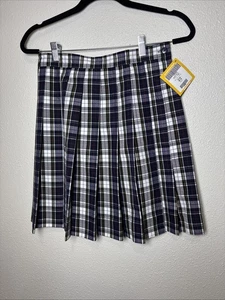 Dennis Uniform Girls Pleated Skirt Style # 01886A Marymount Plaid Size G12 NWT - Picture 1 of 11