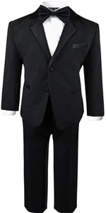Boys Infant and Toddlers Black Tuxedo Size X-Large - Picture 1 of 7