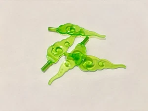 LEGO® - NUOVO - 4 Pezzi Nuvola Vento Trasparente Verde Chiaro #68547 - Foto 1 di 1