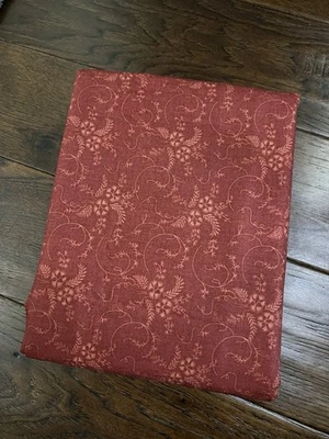 Windham Fabrics Women Of Courage Nancy Gere Red Floral- 3 Yards & 15” - VTG - Image 1 of 4