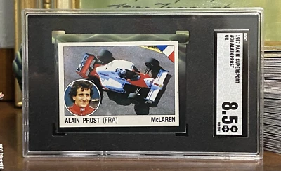 1987 PANINI SUPERSPORT #30 ALAIN PROST, SGC 8.5 - Image 1 of 3