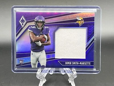 Ihmir Smith-Marsette 2021 Panini Phoenix RC Rookie /99 patch jersey - Image 1 of 2