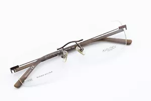 Gafas sin montura Airlock Love Extreme 100 210 marrón 54-18-140 TITANIO O848 - Imagen 1 de 12