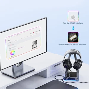 Computer Case Fan Ventoinha ARGB 4pin PWM CPU Cooling Fan 3pin 5v PC Gamer Case - Picture 1 of 15