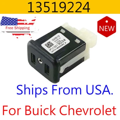 Nuevo puerto USB doble para Chevrolet Chevy 13509942 13523018 se envía desde EE. UU. Foto 1 de 4