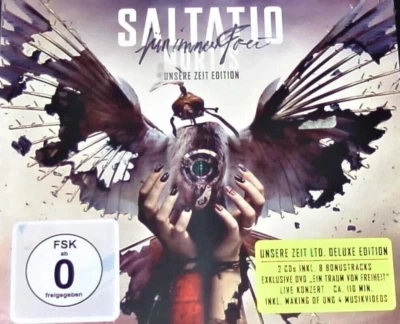 SALTATIO MORTIS-"Für immer frei"-Unsere Zeit LTD.Deluxe Edition-2CD+DVD-Neu&OVP - Bild 1 von 2