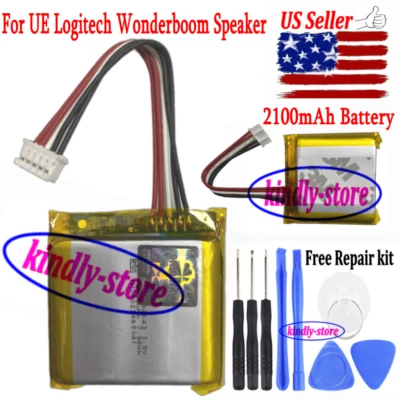 USPS Original 2100mAh Battery for UE Ultimate Ear Logitech Wonderboom Speaker - Image 1 of 2