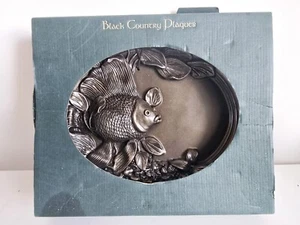 BNIB - Bronze Finish Goldfish House Number Wall Plaque - Picture 1 of 3