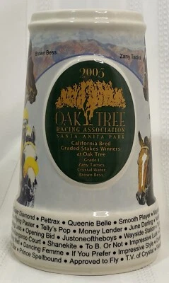 Oak Tree Racing Assn. 2005 Taza Stein California Bred Graded Stakes Winners  Foto 1 de 4
