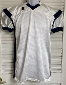 Russell Back To School Youth Football Jersey, XL, White/Navy, Practice Nylon - Picture 1 of 4
