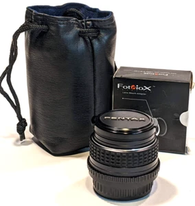 SMC Pentax-M 1:1.4 50mm Asahi Opt Co. Japan Lens Fotodiox Pro Lens Mount Adapter - Picture 1 of 7