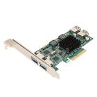 USB 3.0 PCIe Expansion Card 4 Ports 5Gbps High Speed Transmission PCI Expres BGS