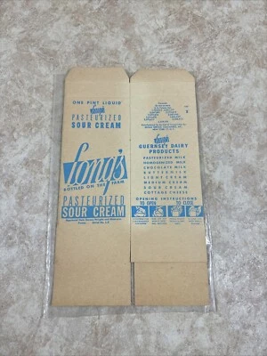 Cartón Long Guernsey Dairy Sour Cream - Perilla Azul Pa. Blair County Foto 1 de 4