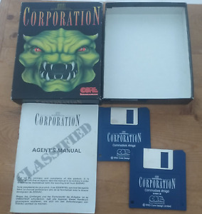 CORPORATION by Core Commodore Amiga 500 Game Boxed + Manual Big Box Untested