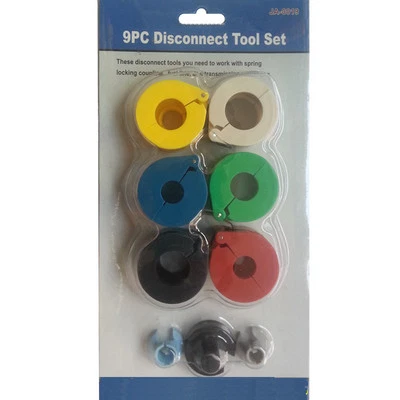 9pcs AC Fuel Lines Disconnect Spring Lock Coupling Quick Connect Tools Kit - Image 1 of 3
