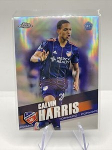 2022 Topps Chrome MLS Refractor #182 Calvin Harris RC FC Cincinnati SP