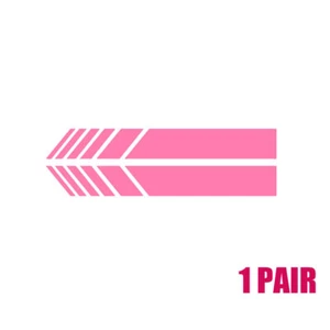 2Pcs Car Side View Mirror Rearview Reflective Stripe Vinyl Decal Sticker DIY - Picture 1 of 17
