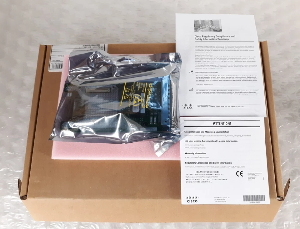 Cisco NIM-1MT-T1/E1 1-Port Multiflex Trunk Voice/Clear-Channel T1/E1 Module*NEW* - Image 1 of 4