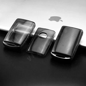 Clear TPU FOB Case Cover For Mazda 3 6 CX-5-9-30 Remote Smart Key 3 4 Buttons US - Picture 1 of 15