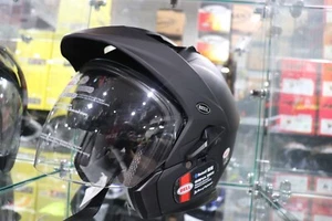 Bell Mag-9 Motorcycle Helmet 3/4 Open Face Helmet FLAT MATTE BLACK - Bild 1 von 3