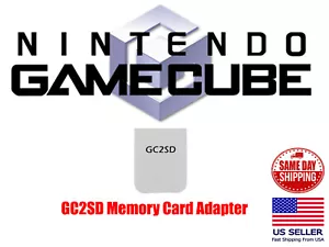 Nintendo GameCube GC2SD MICRO SD Card Adapter For NGC Game Cube Memory Card - Picture 1 of 1