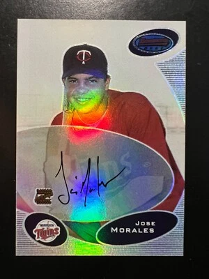 2003 Bowman's Best #JM Jose Morales FY AU RC Twins - Image 1 of 2