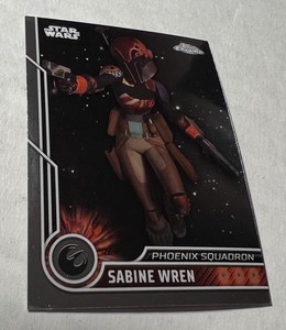 Sabine Wren — 2023 Topps Chrome Star Wars #34 - Base Card