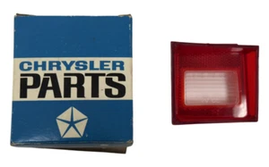 1968 Plymouth Valiant Left Driver Side Back Up Lamp Light Lens 2809113 NOS - Picture 1 of 12