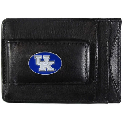 Clip para dinero de cuero fino Kentucky Wildcats NCAA y soporte para efectivo ("emblema del Reino Unido") Foto 1 de 3