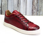 Men's Embossed Flat Casual Leather comfortable and lightweight Shoes