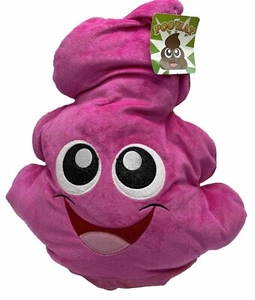 Poop Emoji Hat Plush Pink 2016 16” Kelly Cap Stuffed Animal Toy NEW Kids Poo Hat - Picture 1 of 7