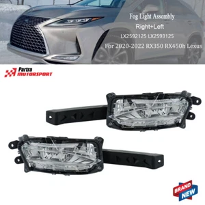Repuesto de luz antiniebla para RX350 RX450h Lexus 2020-2022 LH+RH lente transparente LED DRL - Imagen 1 de 14