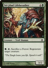 Magic MTG Tradingcard Fifth Dawn 2004 Tel-Jilad Lifebreather 96/165