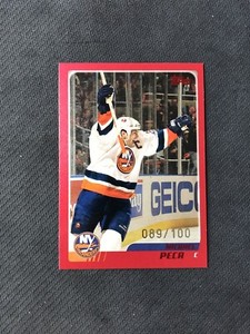 2003-04 TOPPS MICHAEL PECA RARE RED PARALLEL #ed 89/100