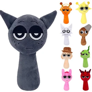 7.9" Horror Game Sprunki Plush Toys Cartoon Soft Stuffed Pillow Dolls For Kid - Picture 1 of 21