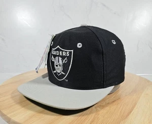 Vintage Raiders Fitted Hat Sz 6 7/8 By The Game Embroidered Logo NFL - Picture 1 of 10