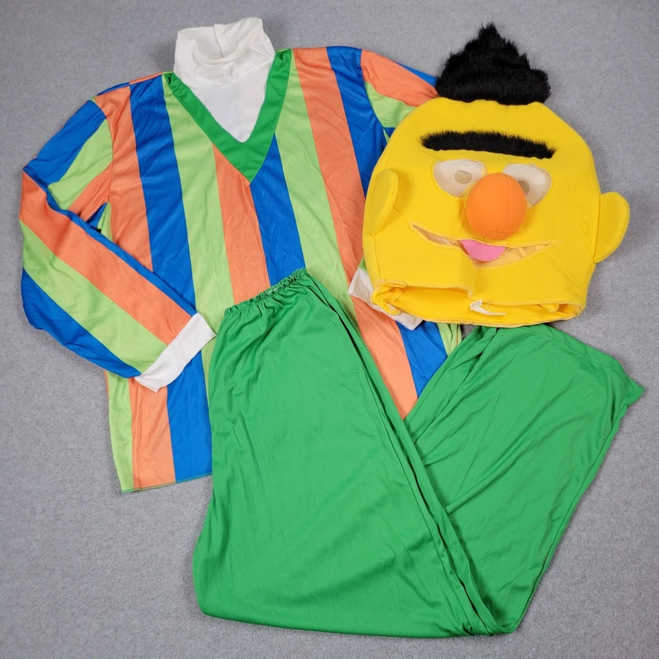 Disfraz de Calle Sésamo Bert Hombres 42-46 Halloween Juegos con disfraces 3D Tocado Conjunto Completo Foto 1 de 4