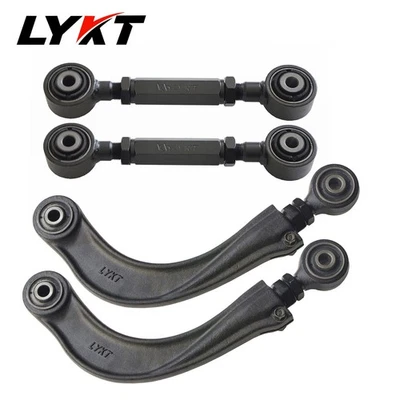 LYKT 4pcs Adjustable Rear Camber&Toe Control  Arms Kit for Ford、Mazda、Volvo Foto 1 de 4