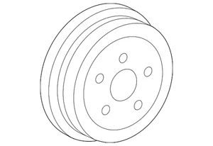 Genuine Toyota Brake Drum (Rear) 42431-02100 - Picture 1 of 2