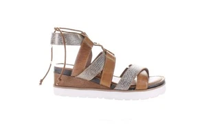Diba Girl Womens Gitty Up Brown Ankle Strap Heels Size 8.5 (7801414) - Picture 1 of 4