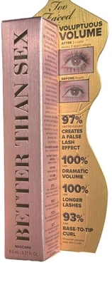 Too Faced Better Than Sex Mascara BLACK Full Size - 0.27oz. - Image 1 of 2