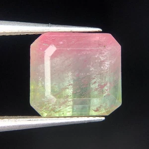 Natural Stunning Beautiful Piece Bi-Color 11.8Crts Tourmaline Stone @Afghanistan - Picture 1 of 5