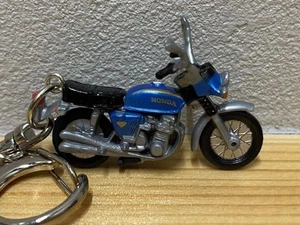 HONDA CB750FOUR (K0) Handmade Motorcycle Key Chain Blue Key Chain Key Chain - Picture 1 of 3